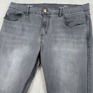 Mugsy Men's 36x30 Gray Beans Classic Fit Stretch Jeans FLX3NMG